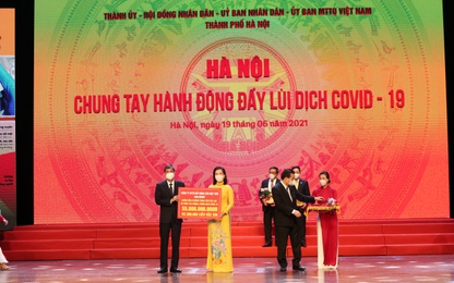 Sun Group ủng hộ Tp.Hà Nội 55 tỷ đồng mua vắc-xin phòng chống Covid-19