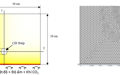Dự báo sự thay đổi độ rỗng của vật liệu bê tông xi măng do ảnh hưởng của quá trình cacbonat hóa