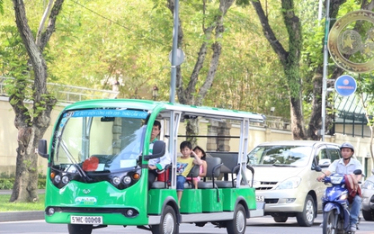 Thú vị xe buýt điện trung tâm TP. Hồ Chí Minh