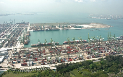 Cảng biển - một phần quan trọng của hệ thống logistics Singapore