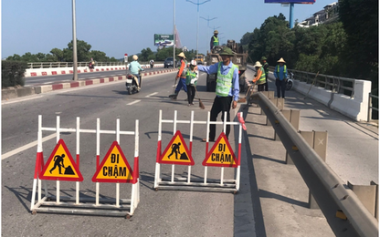 Ban Quản lý dự án vốn sự nghiệp giao thông Quảng Ninh đẩy nhanh tiến độ thi công các công trình sửa chữa đường bộ đảm bảo ATGT
