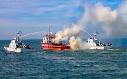 Ứng phó cấp Quốc gia giải quyết tai nạn tàu thuyền trên biển