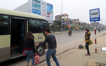 Cắm thêm vị trí đón trả khách xe tuyến cố định tại Bắc Ninh