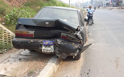 Hà Nội: Truy lùng ô tô gây tai nạn rồi bỏ trốn