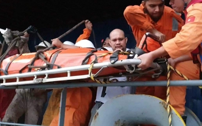 Cứu nạn khẩn cấp thuyền viên Ukraine bị chấn thương nghiêm trọng trên biển