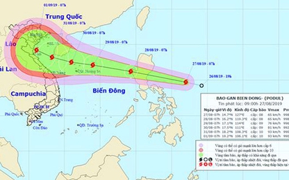 Ngành hàng hải Việt Nam chủ động ứng phó với cơn bão PODUL
