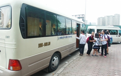 Xử lý 39 phương tiện vận chuyển học sinh vi phạm tại Hà Nội