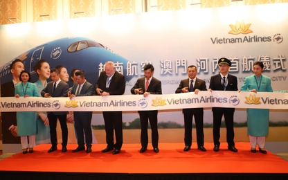 Vietnam Airlines khai trương đường bay giữa Hà Nội và Ma Cao (Trung Quốc)