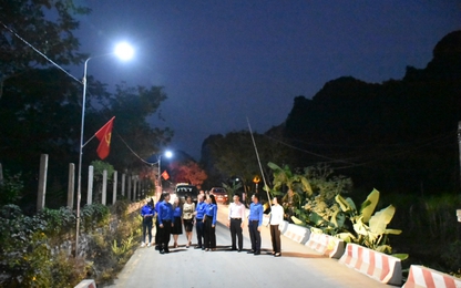 Thanh niên ngành GTVT "thắp sáng đường quê" Tuyên Quang