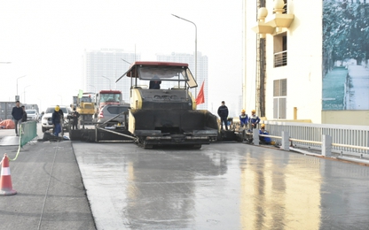 Dự án sửa mặt cầu Thăng Long rốt ráo về đích