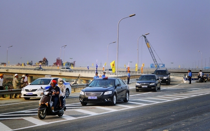 Hoàn thành nút giao nối cầu Thanh Trì với QL5 vượt tiến độ 6 tháng