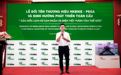 Hãng xe điện Việt HKbike đổi tên thương hiệu thành PEGA