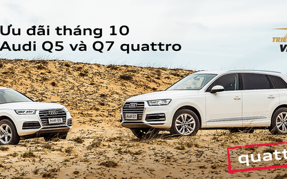 Ưu đãi tháng 10 dành cho Audi Q5 và Q7 quattro chào đón VMS 2019