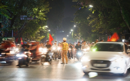 Hà Nội: Đường phố an toàn sau chiến thắng trước Malaysia