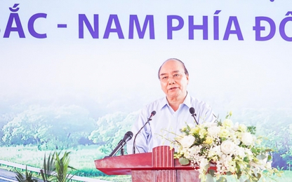 Thủ tướng Nguyễn Xuân Phúc phát lệnh khởi công cao tốc Bắc- Nam