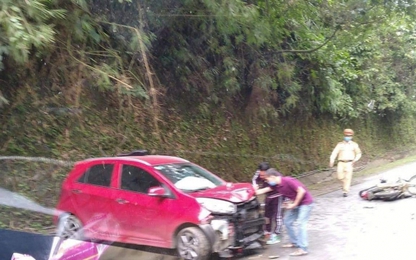 Tuyên Quang: 1 người trọng thương sau va chạm với ô tô