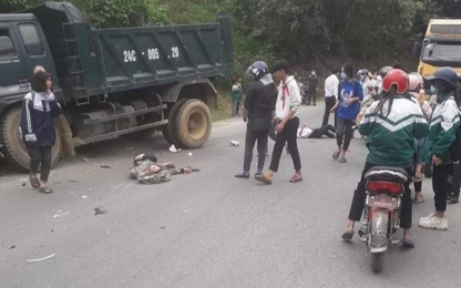 Lào Cai: Phóng nhanh, 2 nam sinh trọng thương khi "đấu đầu" xe tải