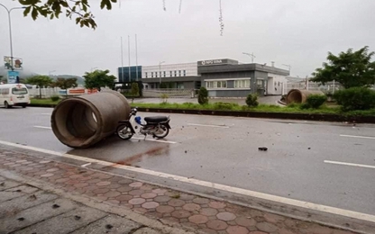 Thái Nguyên: Đâm vào ống cống trong khu công nghiệp, 2 người tử vong