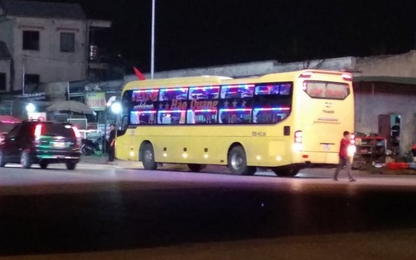 Nghệ An: Xử phạt hàng chục xe khách đi sai hành trình