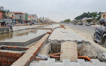 Dự án đường 165 tỷ đồng ở Ninh Bình ngó lơ đảm bảo ATGT