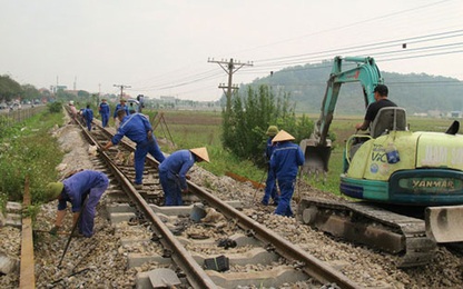 Thêm 854 tỷ đồng nâng cấp đường sắt Hà Nội - Vinh