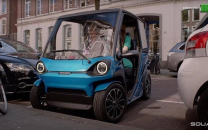 Squad Solar City Car - xe điện mini chạy bằng năng lượng mặt trời