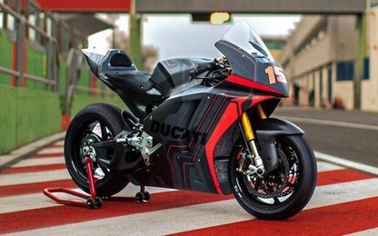 Ducati V21L- Mẫu xe đua chạy điện đầu tiên của nhà Ducati