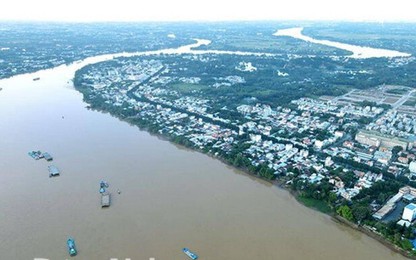 Cảnh báo tàu thuyền lưu thông trên nhánh cù lao sông Đồng Nai
