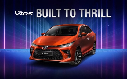 Toyota Vios 2023 thiết kế hoàn toàn mới, lộ diện trước ngày ra mắt