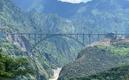 Cầu đường sắt cao nhất thế giới chính thức hoàn thành