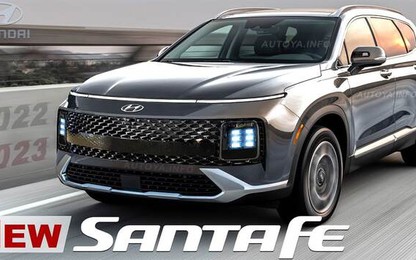 Hyundai Santa Fe 2023 mang diện mạo hoàn toàn khác thế hệ cũ