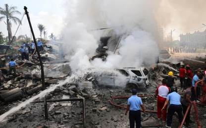 Máy bay quân sự gặp nạn tại Indonesia: Số người tử vong lên tới 141