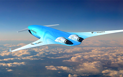 Độc đáo máy bay vận tải thương mại dùng động cơ hybrid