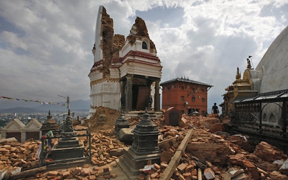 Công nghệ giúp hồi phục di tích lịch sử tại Nepal
