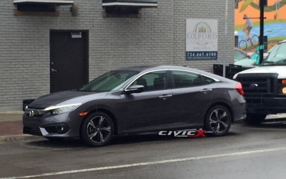 Lộ hình ảnh Honda Civic thế hệ tiếp mới sắp ra mắt