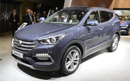 Hyundai Santa Fe 2016 thêm công nghệ an toàn