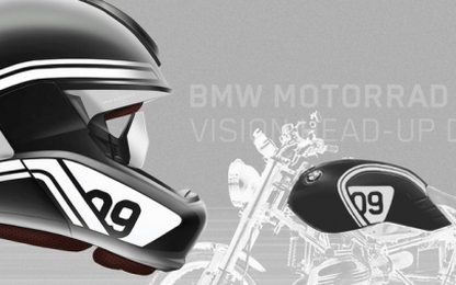 BMW giới thiệu mũ bảo hiểm có HUD và đèn pha laser cho xe mô-tô