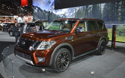 Nissan Armada 2017 - đối thủ Toyota Sequoia ra mắt