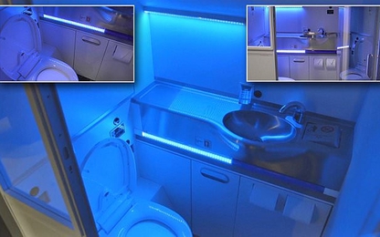 Phòng vệ sinh tự làm sạch trên máy bay Boeing