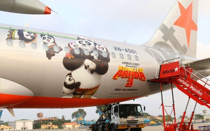 Jetstar Pacific tặng 100 triệu đồng cho khách bay cùng gấu Po