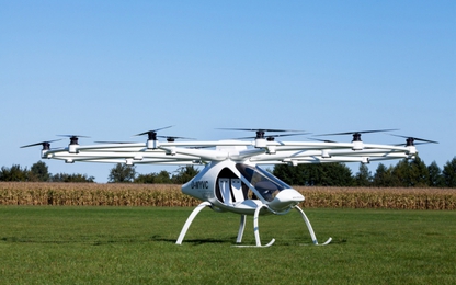 Volocopter: 'drone' 18 cánh quạt có thể chở người, tốc độ tối đa 100 km/h