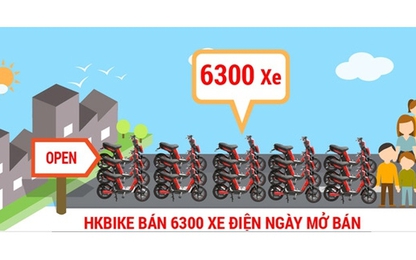 Infographic: Nhìn lại con số bán hàng gây choáng váng của HKbike