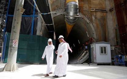 Ả Rập Saudi xây hệ thống tàu điện ngầm hiện đại nhất thế giới