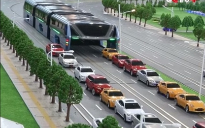 Ý tưởng xe bus cao tầng giúp giảm ùn tắc