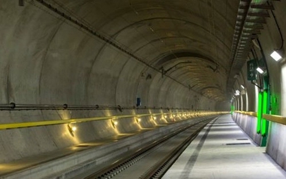 Hầm đường sắt dài nhất thế giới sắp mở cửa ở Thụy Sỹ