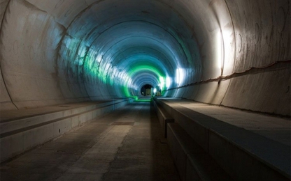 Những kỷ lục cực "khủng" của đường hầm xe lửa dài nhất thế giới