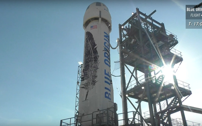 Blue Origin vừa hạ cánh thành công tên lửa tái sử dụng,thách thức SpaceX