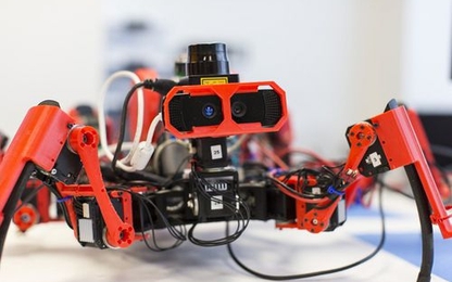 Siemens phát triển robot nhện in 3D phối hợp dây chuyền sản xuất