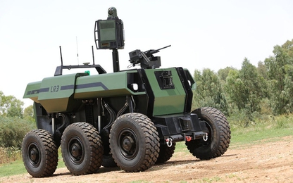 Ngắm robot xe tăng với thiết kế module siêu hiện đại của Israel