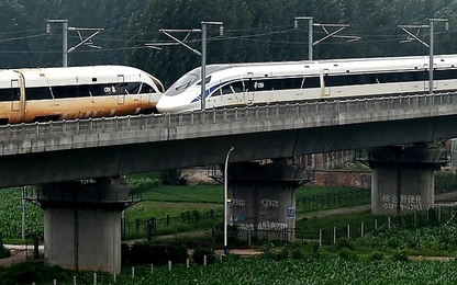 Tàu cao tốc Trung Quốc chạy thử nghiệm 420 km/giờ